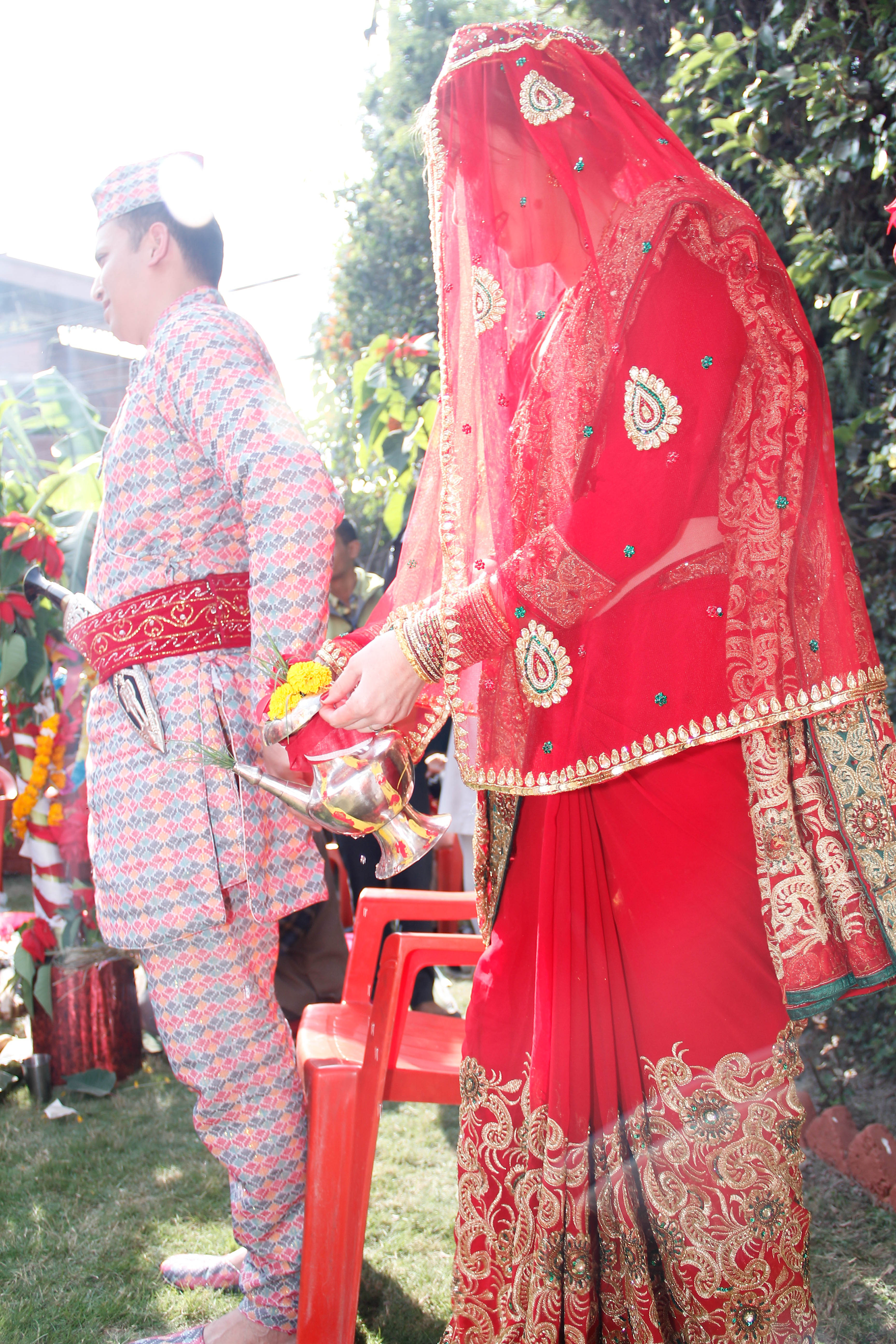 Saree, Nepali bridal set | Beautiful bride, Bridal sets, Dress